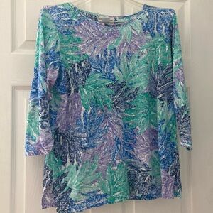 Alfred dunner 3/4” sleeve top